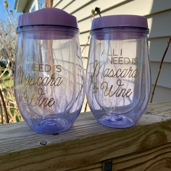 Celebrate It Other - Lavender Wine Tumbler Set